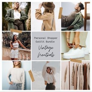 Vintage Neutrals Personal Shopper/ Wardrobe Rehaul/ Mystery Box/ capsule